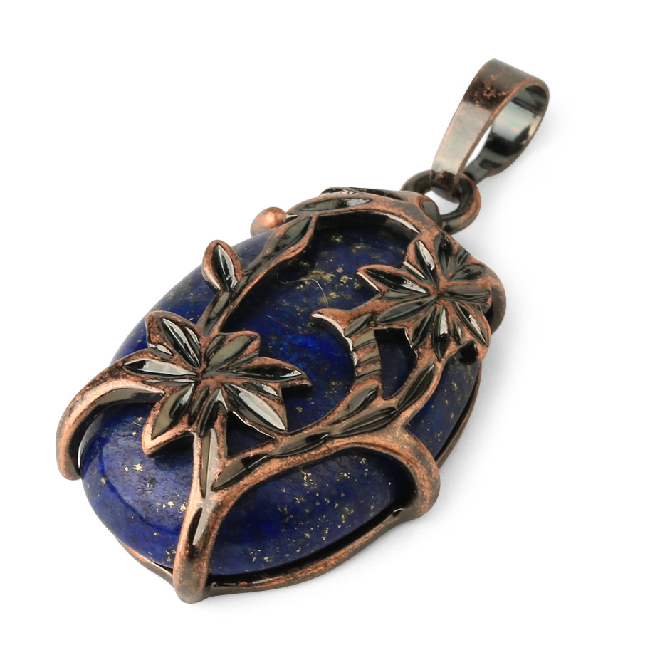 Pendentif en Lapis-Lazuli "Santé & Harmonie"