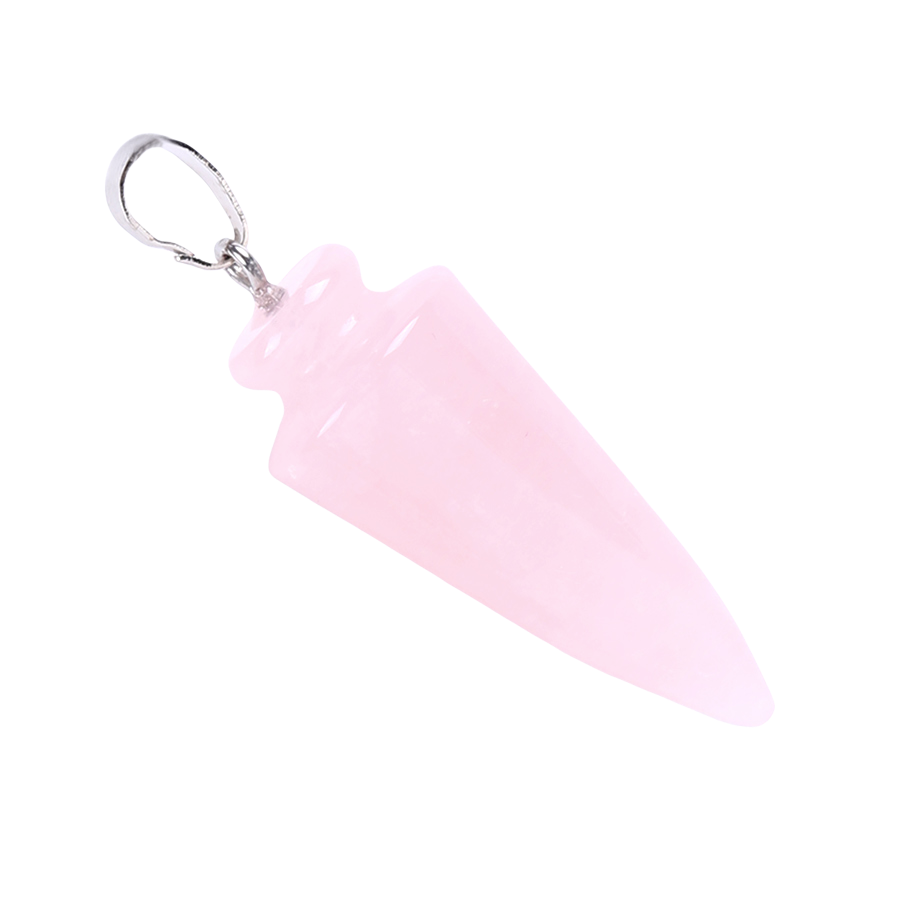 Pendentif Reiki en Quartz rose "Amour & Confiance en soi"