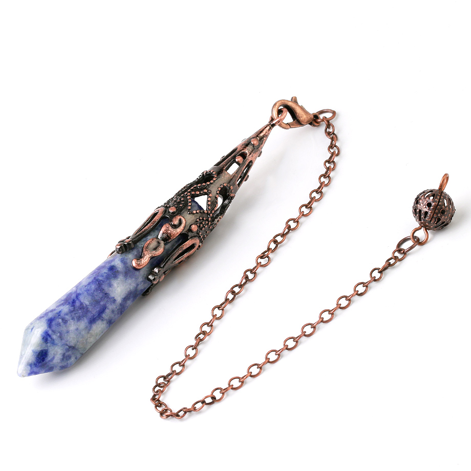 Pendule en Sodalite "Humilité & Courage"