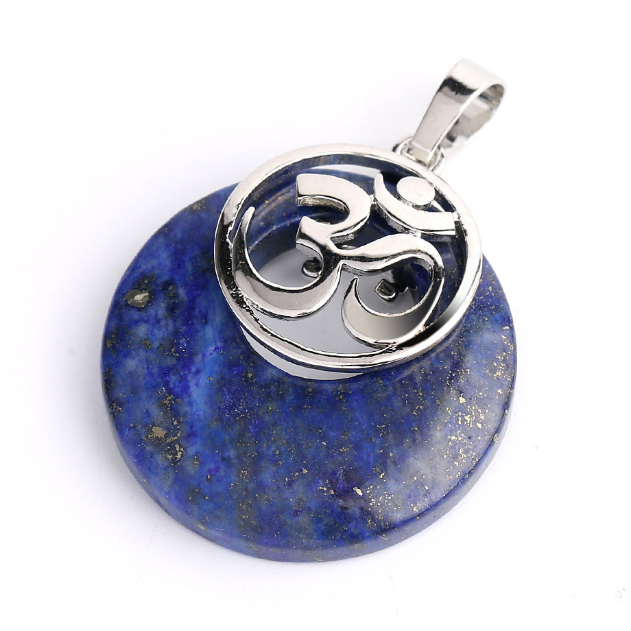 Pendentif Reiki en Lapis-Lazuli "Santé & Harmonie" - Om