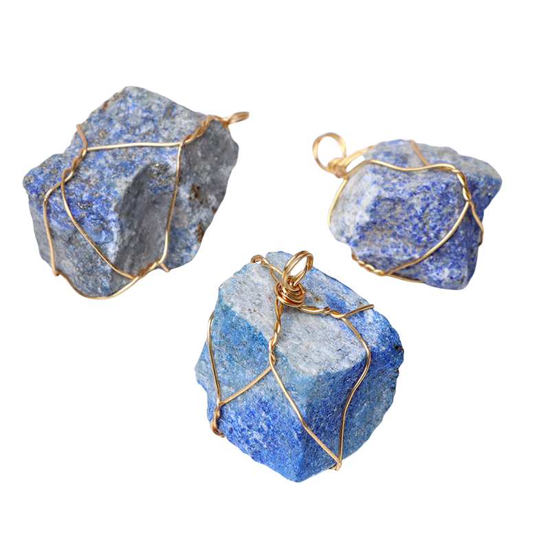 Pendentif en Lapis-Lazuli "Santé & Harmonie"