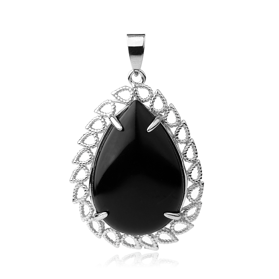 Pendentif Reiki en Onyx "Stabilité & Maîtrise de soi"