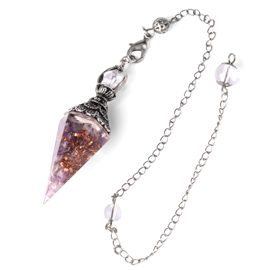 Pendule Guérison en Améthyste "Force & Sagesse"