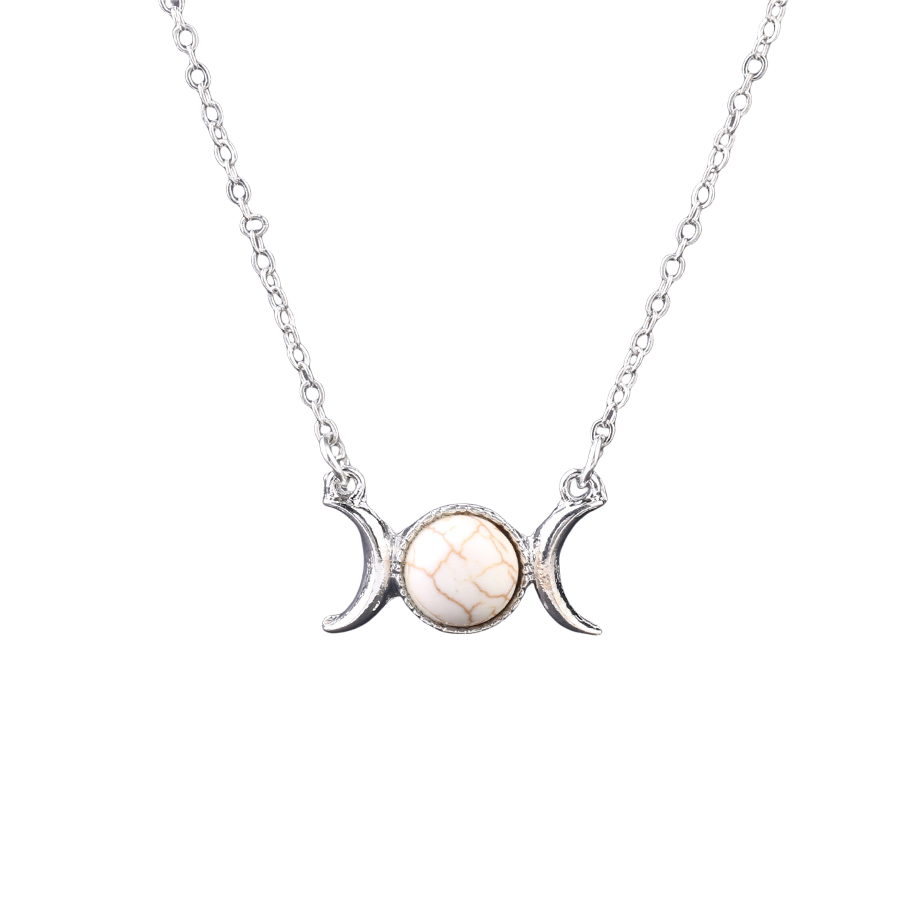 Chaîne et son Pendentif en Howlite