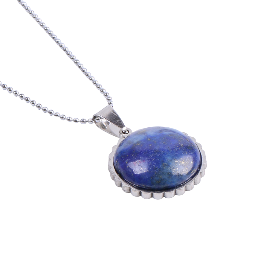 Chaîne et son Pendentif en Lapis-Lazuli "Santé & Harmonie"
