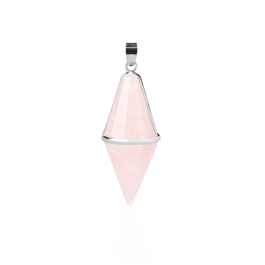 Pendentif Guérison en Quartz rose "Amour & Confiance en soi"