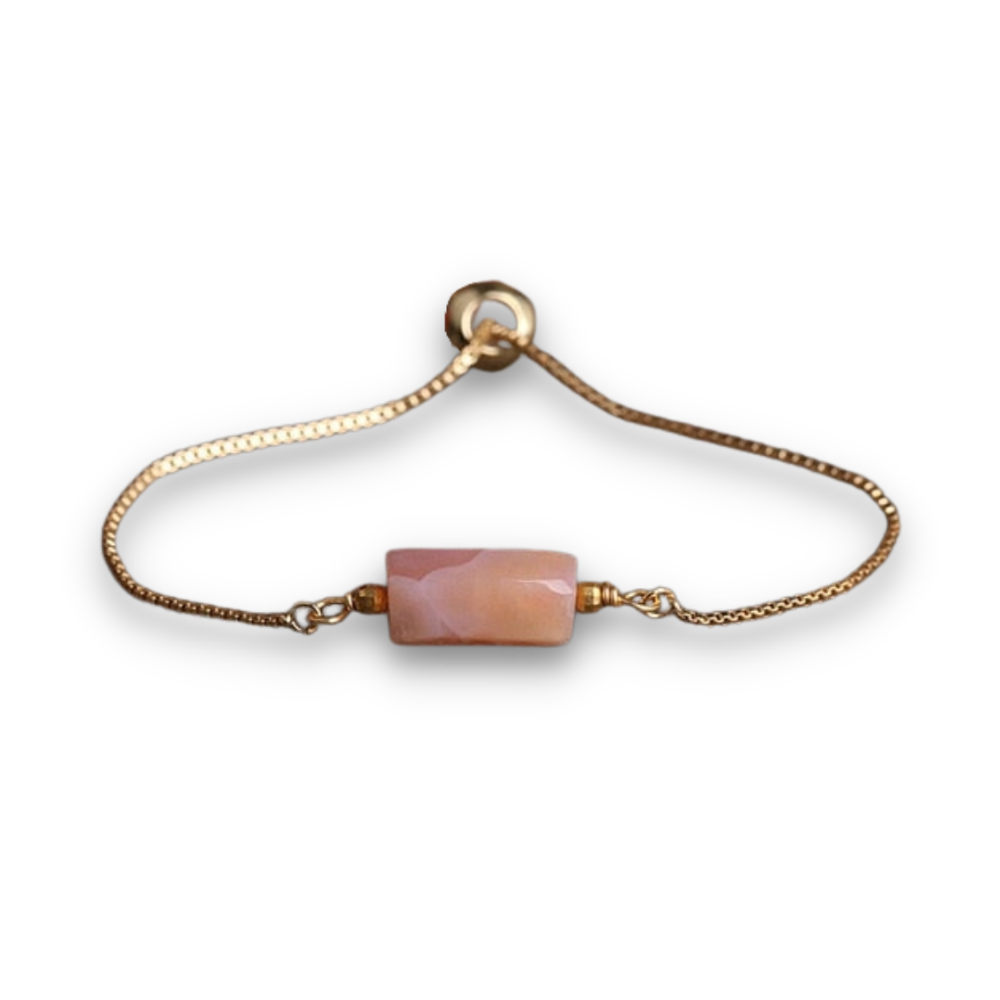 Bracelet en Agate "Ancrage & Equilibre"