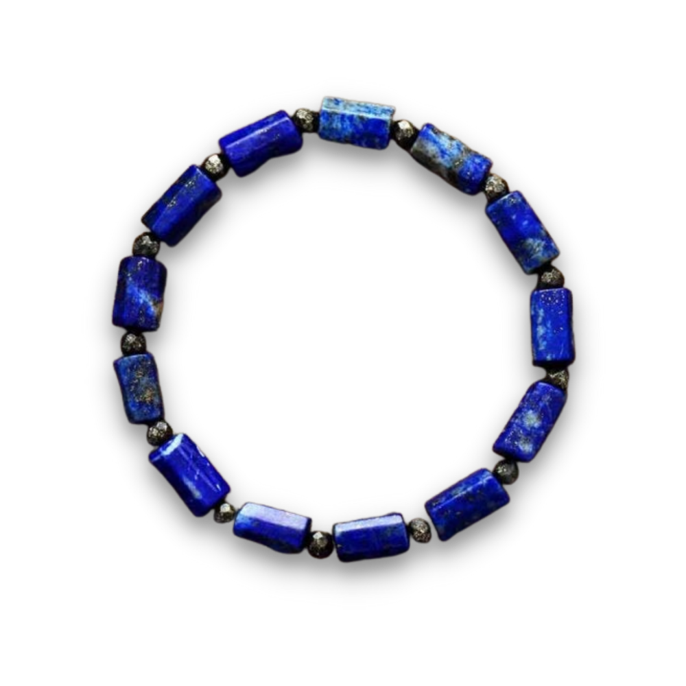 Bracelet Yoga en Lapis Lazuli "Santé & Harmonie"
