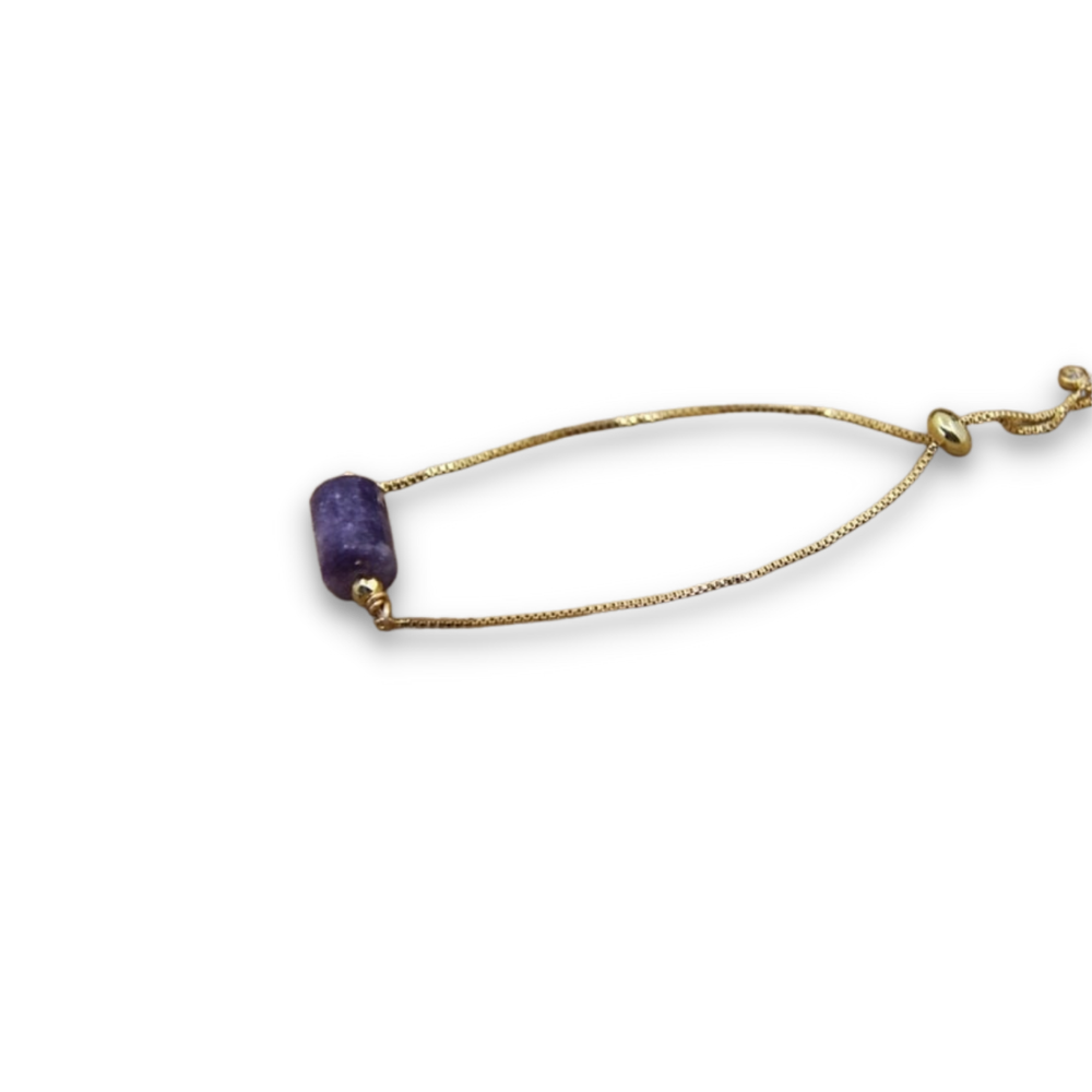 Bracelet en Kunzite "Relaxation & Concentration"
