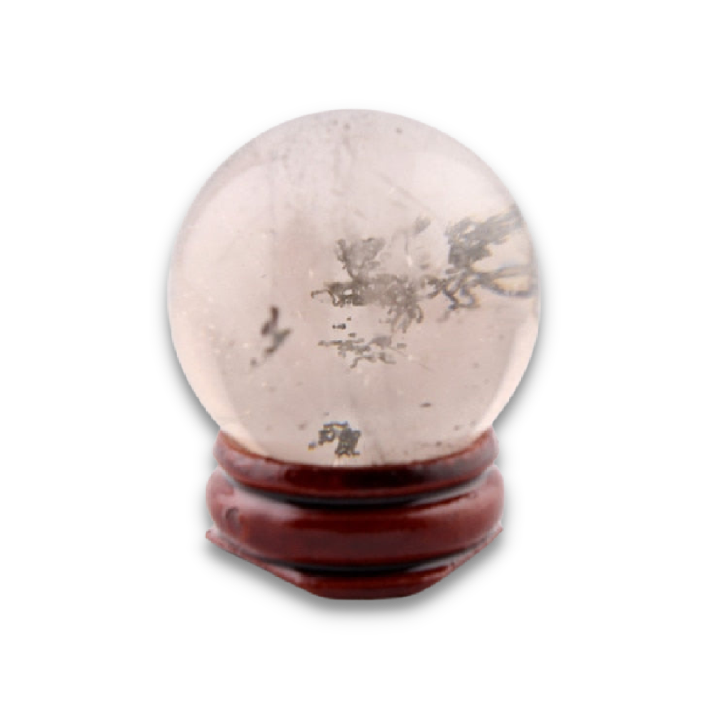 Boule Guérison en Quartz fumé "Lucidité & Concentration"