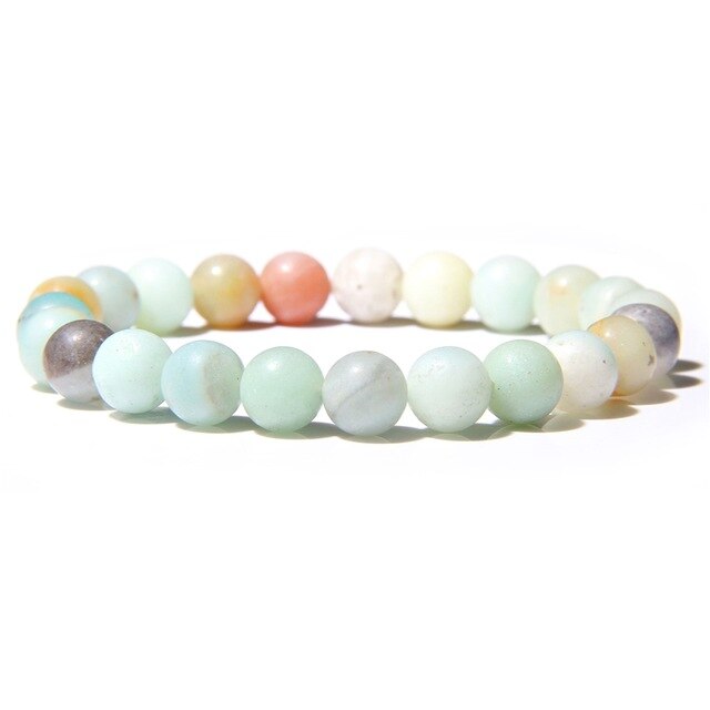 Bracelet Indien en Amazonite "Paix & Courage"