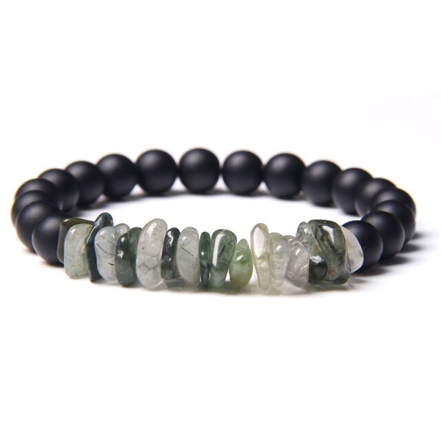 Bracelet Guérison en Onyx "Stabilité & Maîtrise de soi"