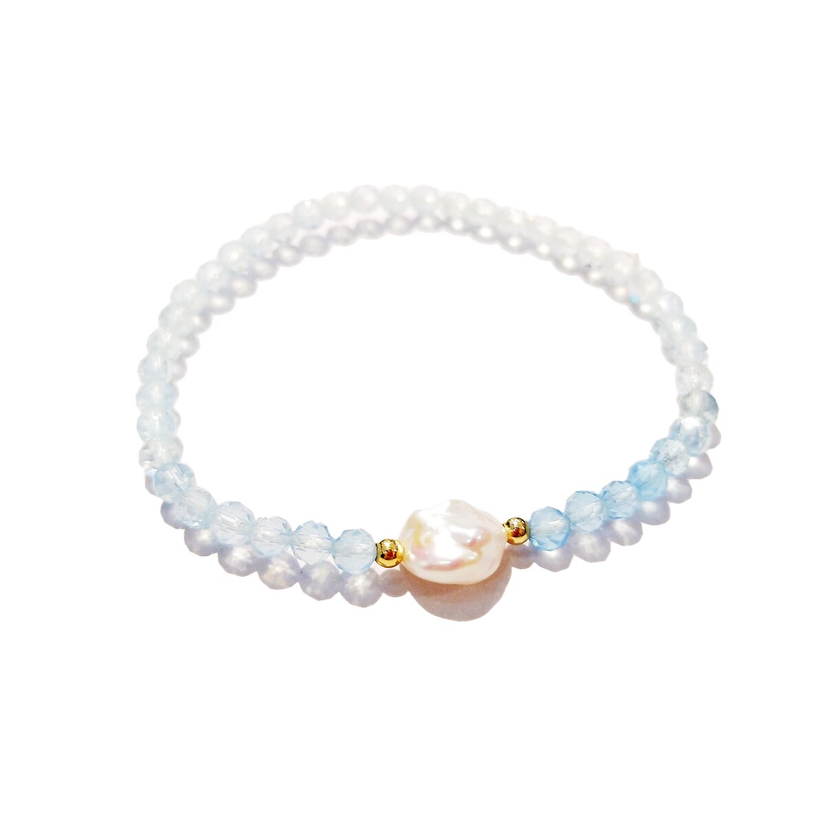 Bracelet en Aigue Marine "Jeunesse & Guérison"