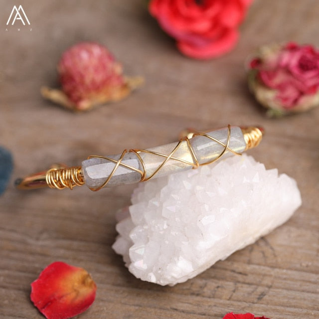 Bracelet en Labradorite "Protection & Développement"