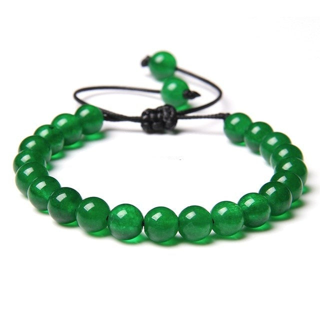 Bracelet Guérison en Jade "Tempérance & Tolérance" - Ajustable