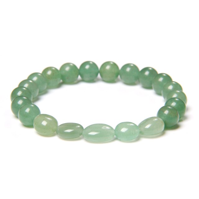 Bracelet Yoga en Aventurine verte "Développement & Épanouissement"