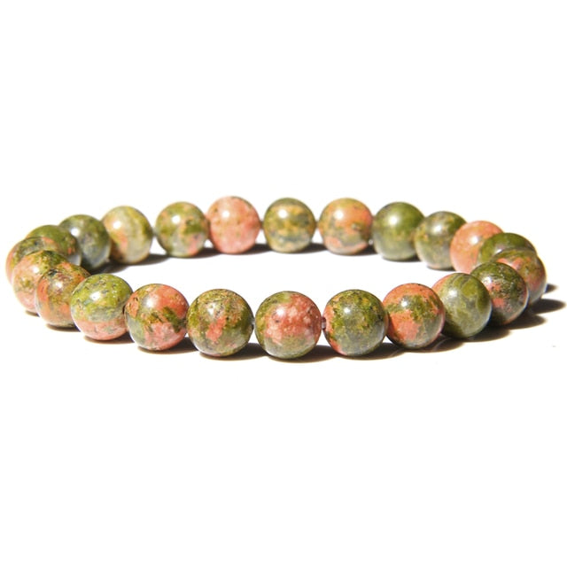 Bracelet Yoga en Unakite "Confiance & Sagesse"