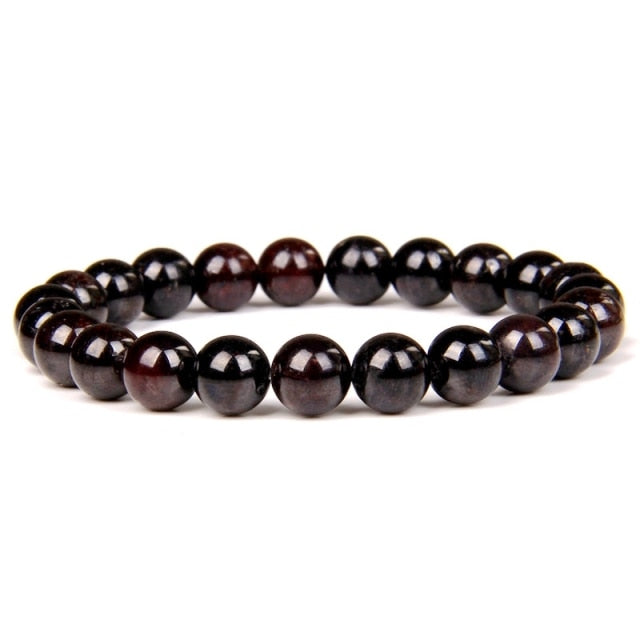 Bracelet Reiki en Grenat "Productivité & Abondance"