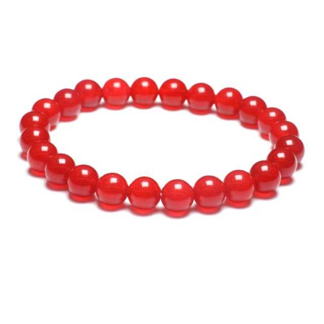 Bracelet Yoga en Cornaline "Dynamisme & Vitalité"