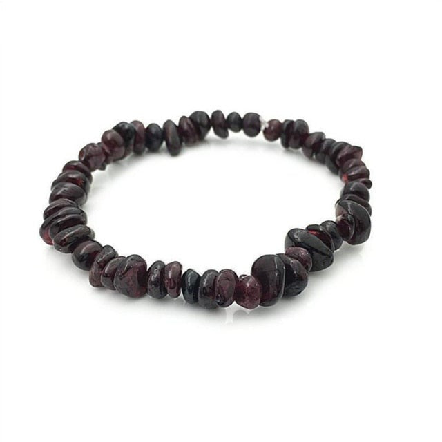 Bracelet Baroque en Grenat "Productivité & Abondance"