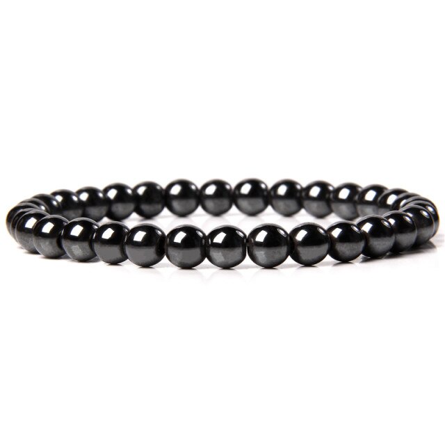 Bracelet Reiki en Hématite "Force & Puissance"