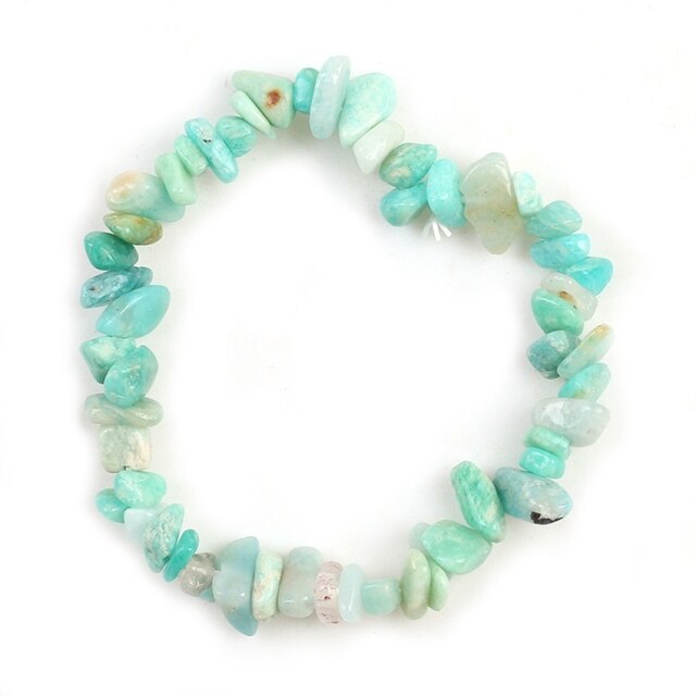Bracelet Baroque en Amazonite "Paix & Courage"