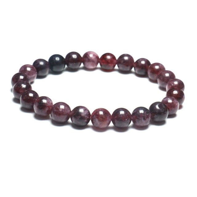 Bracelet Yoga en Grenat "Productivité & Abondance"