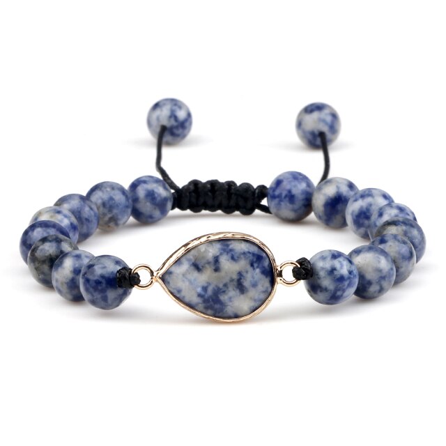 Bracelet en Sodalite "Humilité & Courage"