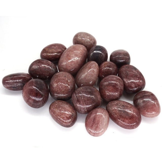 Pierres en Vrac Reiki en Quartz fraise "Légèreté & Amour"