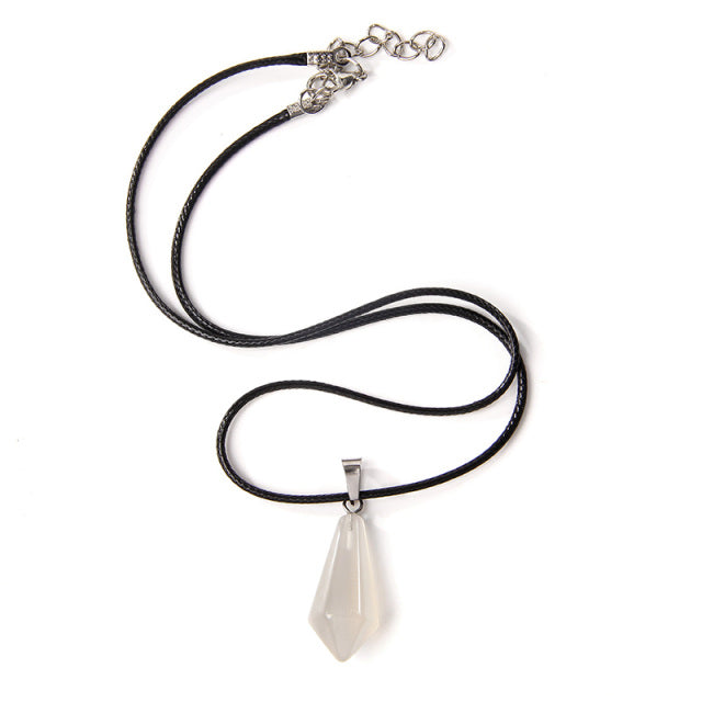 Cordon et son Pendentif Reiki en Agate "Ancrage & Equilibre"