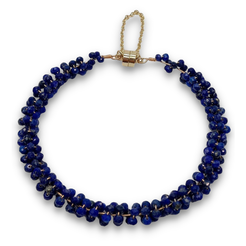 Bracelet en Lapis Lazuli "Santé & Harmonie"