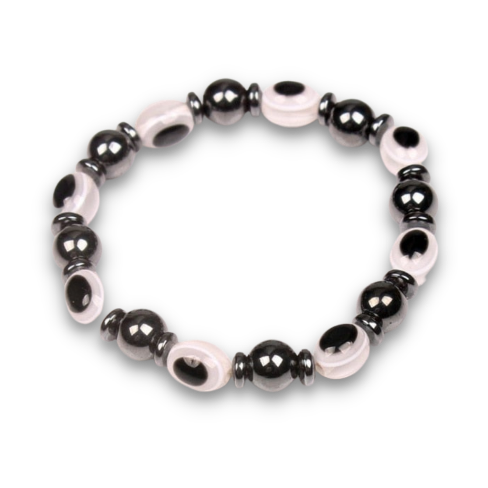 Bracelet Guérison en Hématite "Force & Puissance"